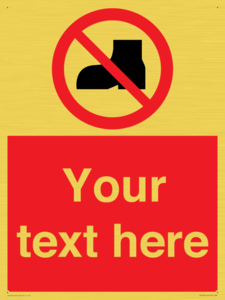 Custom No outdoor footwear